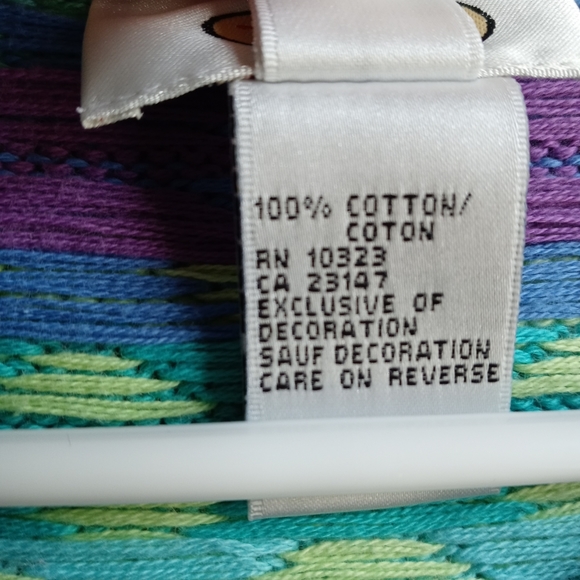 Talbots Funky Knitted Button-up Sweater - Picture 6 of 6